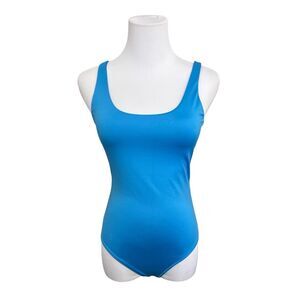 Abercrombie & Fitch Matte Seamless Square Neck Tank Top Bodysuit SMALL Colorfuul